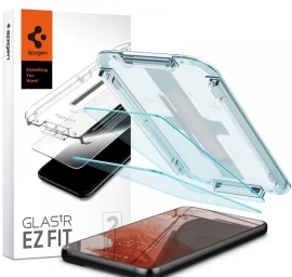 Spigen Glas.tr Ez Fit Grūdintas Stiklas Samsung Galaxy S22 - 2 Vnt.