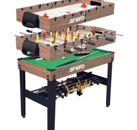 3w1 Medinis Futbolo Kamuolys Cymbergay Stalas 121x61x81cm