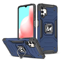 Wozinsky Ring Armor Hibridinis šarvuotas Dėklas + Magnetinis Laikiklis Samsung Galaxy A73 Mėlynas Wozinsky Ring Armor Hibridinis šarvuotas Dėklas + Magnetinis Laikiklis Samsung Galaxy A73 Mėlynas