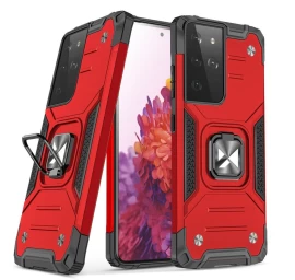 Wozinsky Ring Armor šarvuotas Hibridinis Dėklas + Magnetinis Laikiklis Samsung Galaxy S22 Ultra Raudonas Wozinsky Ring Armor šarvuotas Hibridinis Dėklas + Magnetinis Laikiklis Samsung Galaxy S22 Ultra Raudonas