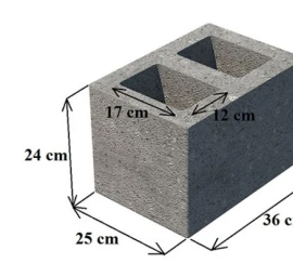 Betoninis ventiliacinis blokelis HAUS VB-2