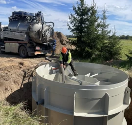 Nuotekų valymo įrenginių montavimas, servisas