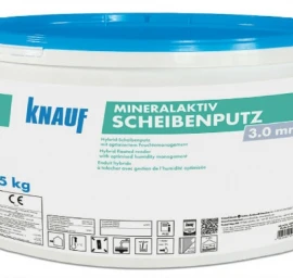 Knauf MineralAktiv – mineralinė tinko ir dažų sistema fasado apdailai