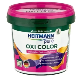 (de) Heitmann, Pure Oxi Color, Audinių Dėmių Valiklis, 500g (vokietijos Produktas)