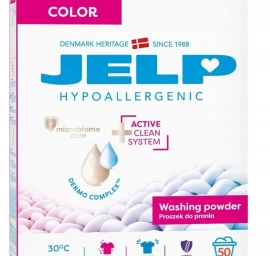 Jelp, Hipoalergiški Skalbimo Milteliai Spalvotiems Audiniams, 3 Kg