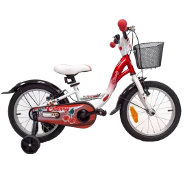 4KIDS Cherry 16 dydis 9.5(24 cm) (plieninis, raudona/balta)