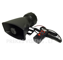 5 tonų 60W garso sirena su mikrofonu