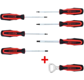 6 dalių atsuktuvų rinkinys KS TOOLS Torx su priedu