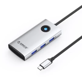 6-in-1 Usb-c – Usb-a – Usb-c – Hdmi Pd 100 W 4k 30 Hz Doko Stotis – Sidabrinė