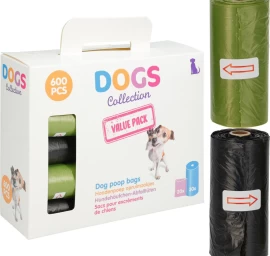 600 Vnt. Maišelių šunų Išmatoms Rinkti