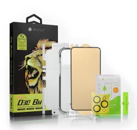 6in1 Apsaugos Rinkinys iphone 13 Mini Ekrano Ir Kameros Stiklo Dėklo Aplikatorius D30 Buffer