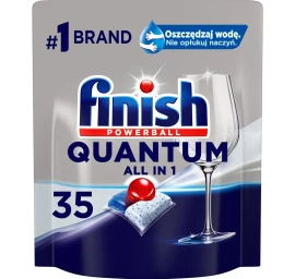 Išversti Produkto Pavadinimą į Lietuvių Kalbą: Finish Quantum All In 1 Indaplovės Kapsulės Powerball Tabletės 35 Vnt.