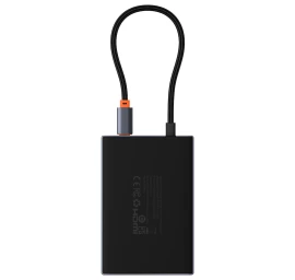 8in1 Hub Adapteris Hdmi Displayport Vga Usb-a Usb-c - Pilkas