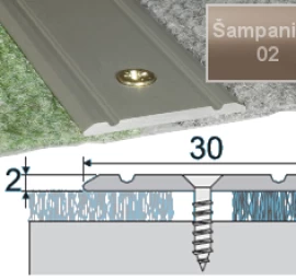 93cm 30x2 PROFILIS A02 SUJUNG. ŠAMPANINIS ***