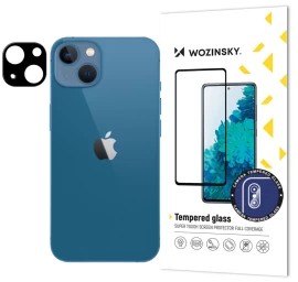 9h Grūdintas Stiklas Iphone 15 Plus Full Camera Glass Juodas