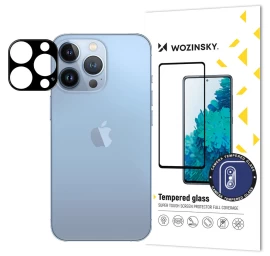 9h Grūdintas Stiklas Iphone 15 Pro Max Full Camera Glass Juodas