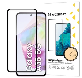 9h Grūdintas Stiklas samsung Galaxy A35 Ekranui Su Juodu Rėmeliu