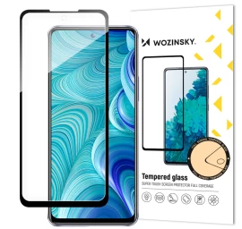 9h Grūdintas Stiklas Visam Ekranui infinix Hot 11s Nfc Su case Friendly Rėmeliu, Juodas