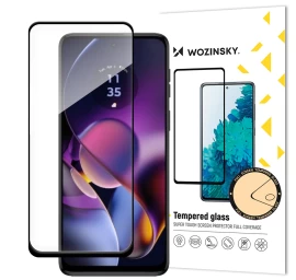 9h Grūdintas Stiklas Visam motorola Moto G54 Ekranui Su Juodu Rėmeliu