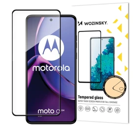 9h Grūdintas Stiklas Visam motorola Moto G84 Ekranui Su Juodu Rėmeliu