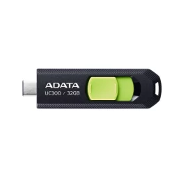 A-data Acho-uc300-32g-rbk flash Atmintinė (32 Gb / Juoda / žalia )