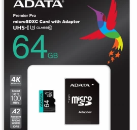 A-data Atminties Kortelės 64 Gb Adapteris