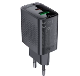 A78 Gan Gan Usb-a Usb-c Pd 20w Tinklo įkroviklis - Juodas