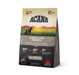 Acana Light &amp; Fit visavertis sausas pašaras suaugusiems šunims, 2kg