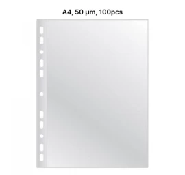 AD Class Įmautės dokumentams A4 skaidrios 50 mikr., pakuotėje 100vnt (A4CC50-100)