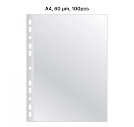 AD Class Įmautės dokumentams A4 skaidrios 60 mikr., pakuotėje 100 vnt(A4CC60-100)
