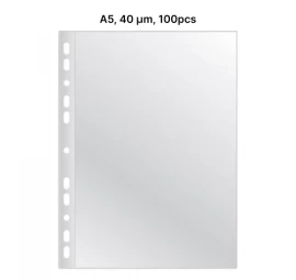 AD Class Įmautės dokumentams A5 skaidrios 40 mikr., pakuotėje 100 vnt. (A5CC40-100)