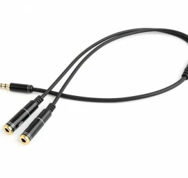 Adapter audio microphon 3.5mm mini Jack/4PIN/0.
