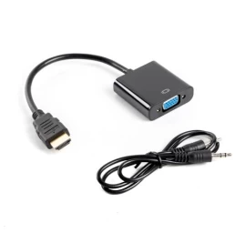 Adapter HDMI-A (M) -&gt;   VGA (F) + audio