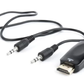 Adapter HDMI-A(M)-&gt;VGA   -&gt;VGA(F) with Audio
