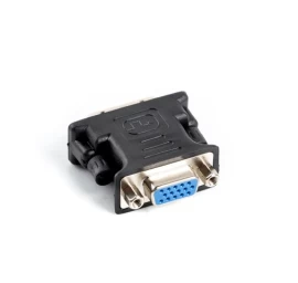 Adapter Lanberg AD-0012-BK (DVI-I (Dual link) M - D-Sub (VGA) F; black color)