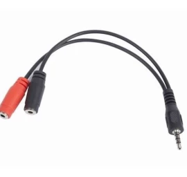 Adapter Mini Jack(M)     4PIN/2xMini Jack(F) 20c