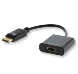 Adapter SAVIO cl-55 (HDMI F - DisplayPort M; 0,10m; black color)