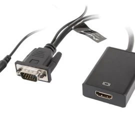 Adapter VGA(F) + Audio  -&gt; HDMI(M)