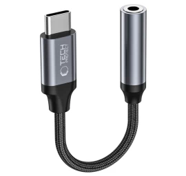 Adapterio Adapteris Usb-c - Mini Lizdas 3,5 Mm - Juodas