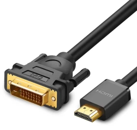Adapterio Kabelis Dvi - Hdmi Fhd 60hz 1,5 M Juodas