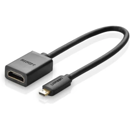 Adapterio Kabelis Hdmi - Micro Hdmi 20 Cm Juodas
