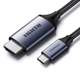 Adapterio Kabelis Usb-c - Hdmi 2.1 8k 60hz 1,5 M Pilkos Spalvos