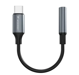 Adapterio Kabelis Usb-c - Mini Lizdas 3,5 Mm - Juodas
