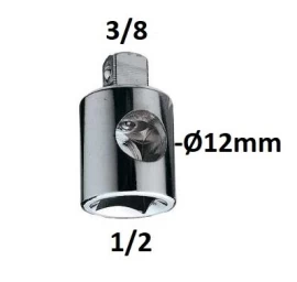 Adapteris 3 krypčių 1/2 - 3/8