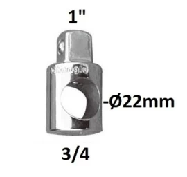 Adapteris 3 krypčių 3/4 - 1