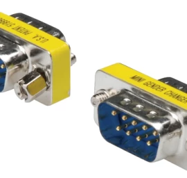 Adapteris Assmann Ak-610505-000-i D-sub 9 Kontaktų (vyriškas) - D-sub 9 Kontaktų (vyriškas)