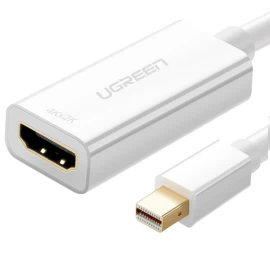 Adapteris Fhd Mini Displayport (vyriškos Lyties) - Hdmi (moteriškos Lyties), Baltas