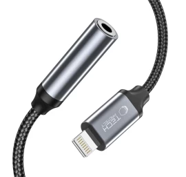 Adapteris iphone Lightning - Mini Lizdas 3,5 Mm - Juodas