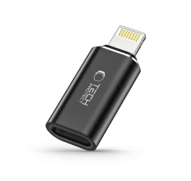 Adapteris iphone Lightning (vyriškas) - Usb-c (moteriškas) - Juodas