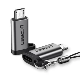 Adapteris Iš Usb-c į Micro Usb - Pilkas